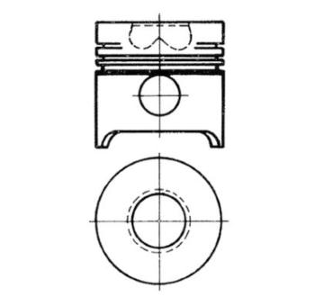 Píst KOLBENSCHMIDT 93311600