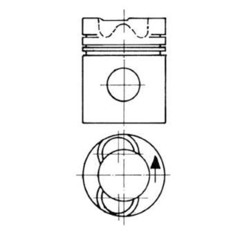 Píst KOLBENSCHMIDT 93398600