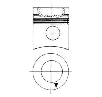 Píst KOLBENSCHMIDT 93585602