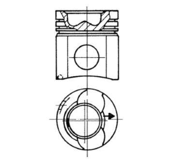 Píst KOLBENSCHMIDT 93769600