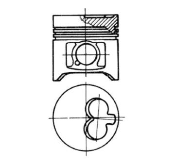 Píst KOLBENSCHMIDT 93911700