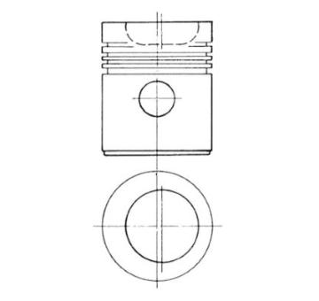 Píst KOLBENSCHMIDT 93961700