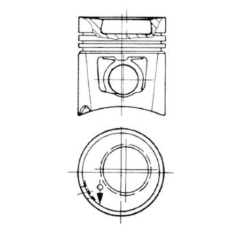 Píst KOLBENSCHMIDT 93990600