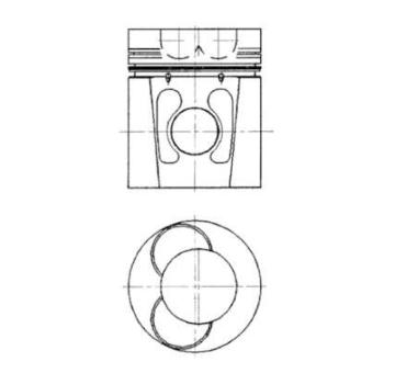 Píst KOLBENSCHMIDT 94448600