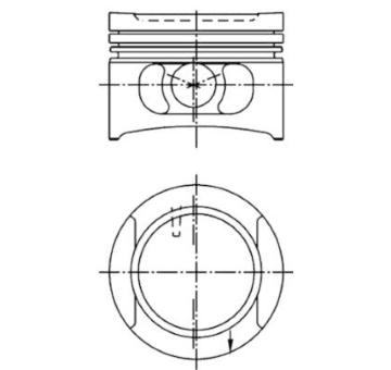 Píst KOLBENSCHMIDT 94492700