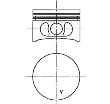 Píst KOLBENSCHMIDT 99646610