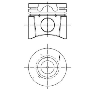 Píst KOLBENSCHMIDT 99418600