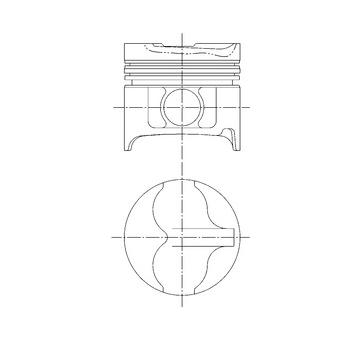 Píst KOLBENSCHMIDT 94807600