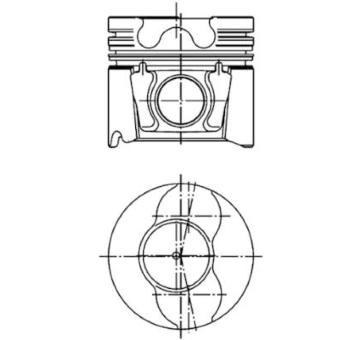 Píst KOLBENSCHMIDT 94966600