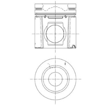 Píst KOLBENSCHMIDT 99353600