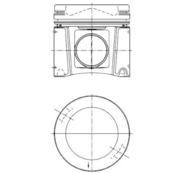 Píst KOLBENSCHMIDT 40448601