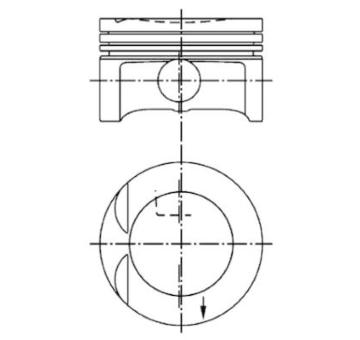 Píst KOLBENSCHMIDT 99438600
