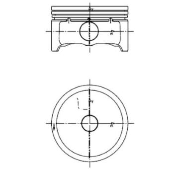 Píst KOLBENSCHMIDT 99457600