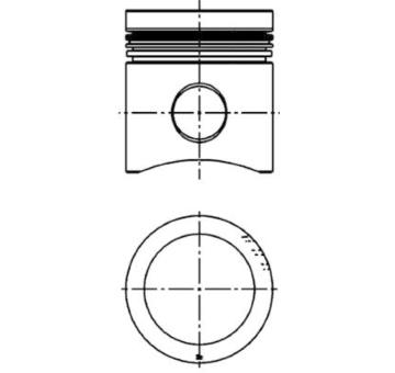 Píst KOLBENSCHMIDT 99548600