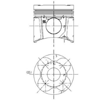 Píst KOLBENSCHMIDT 99662600