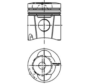 Píst KOLBENSCHMIDT 99701600