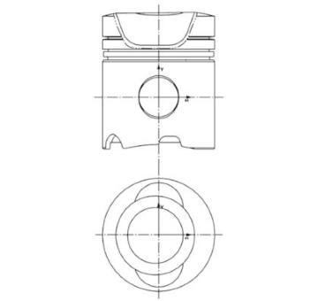 Píst KOLBENSCHMIDT 99747600