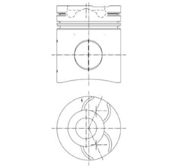 Píst KOLBENSCHMIDT 99750600