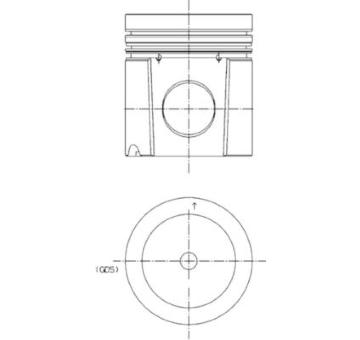 Píst KOLBENSCHMIDT 99799700