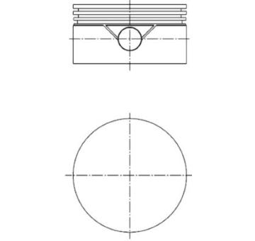 Píst KOLBENSCHMIDT 99849600