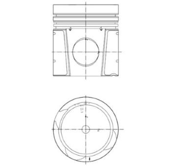 Píst KOLBENSCHMIDT 40550600