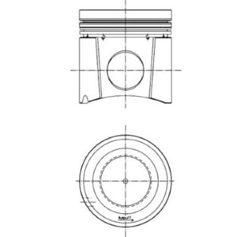 Píst KOLBENSCHMIDT 99898600
