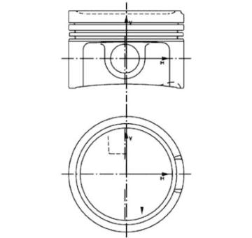 Píst KOLBENSCHMIDT 40434620