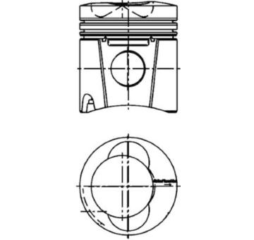 Píst KOLBENSCHMIDT 99955600