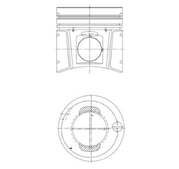 Píst KOLBENSCHMIDT 99973600