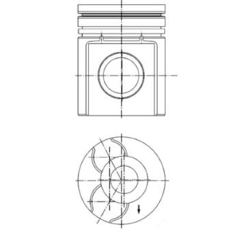 Píst KOLBENSCHMIDT 99991700