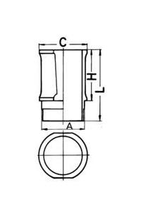 Vložený válec KOLBENSCHMIDT 89301110