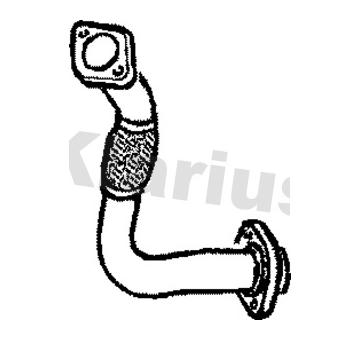 Výfukové potrubie KLARIUS 301351