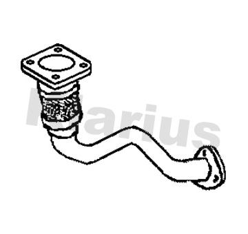 Výfukové potrubie KLARIUS 301918