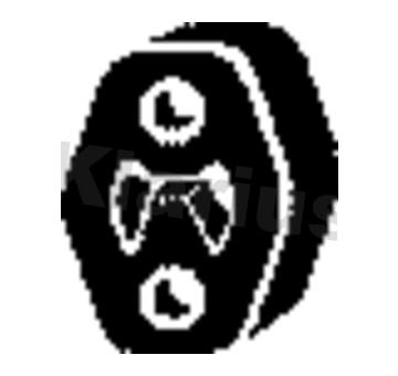 Drżiak tlmiča výfuku KLARIUS 420326