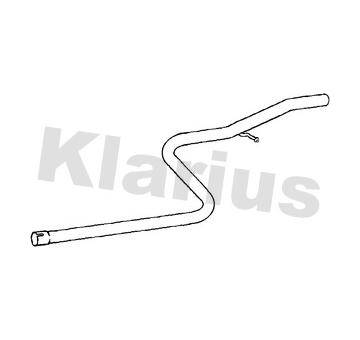 Výfukové potrubie KLARIUS 150373