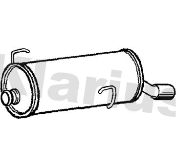 Koncový tlmič výfuku KLARIUS 210981