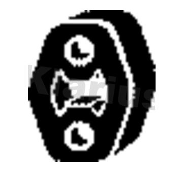 Drżiak tlmiča výfuku KLARIUS 420200