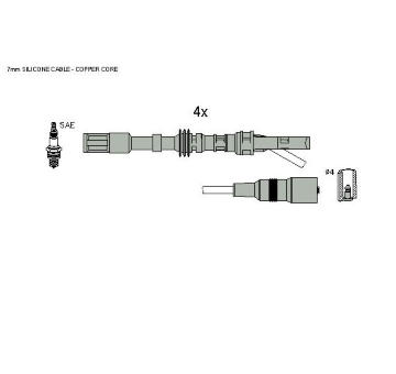 Sada kabelů pro zapalování HITACHI 134134