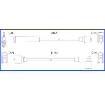 Sada kabelů pro zapalování HITACHI 134227