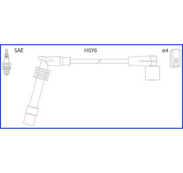 Sada kabelů pro zapalování HITACHI 134234