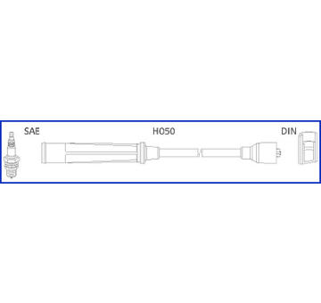 Sada kabelů pro zapalování HITACHI 134250