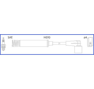 Sada kabelů pro zapalování HITACHI 134258