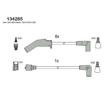 Sada kabelů pro zapalování HITACHI 134285