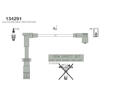 Sada kabelů pro zapalování HITACHI 134291