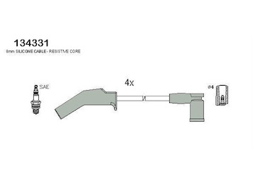 Sada kabelů pro zapalování HITACHI 134331