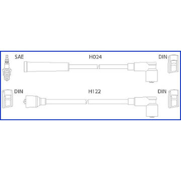 Sada kabelů pro zapalování HITACHI 134347