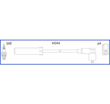 Sada kabelů pro zapalování HITACHI 134432