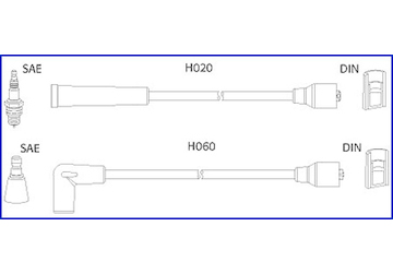 Sada kabelů pro zapalování HITACHI 134457