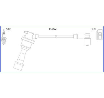 Sada kabelů pro zapalování HITACHI 134480