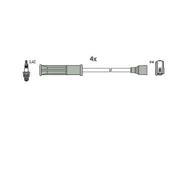 Sada kabelů pro zapalování HITACHI 134516